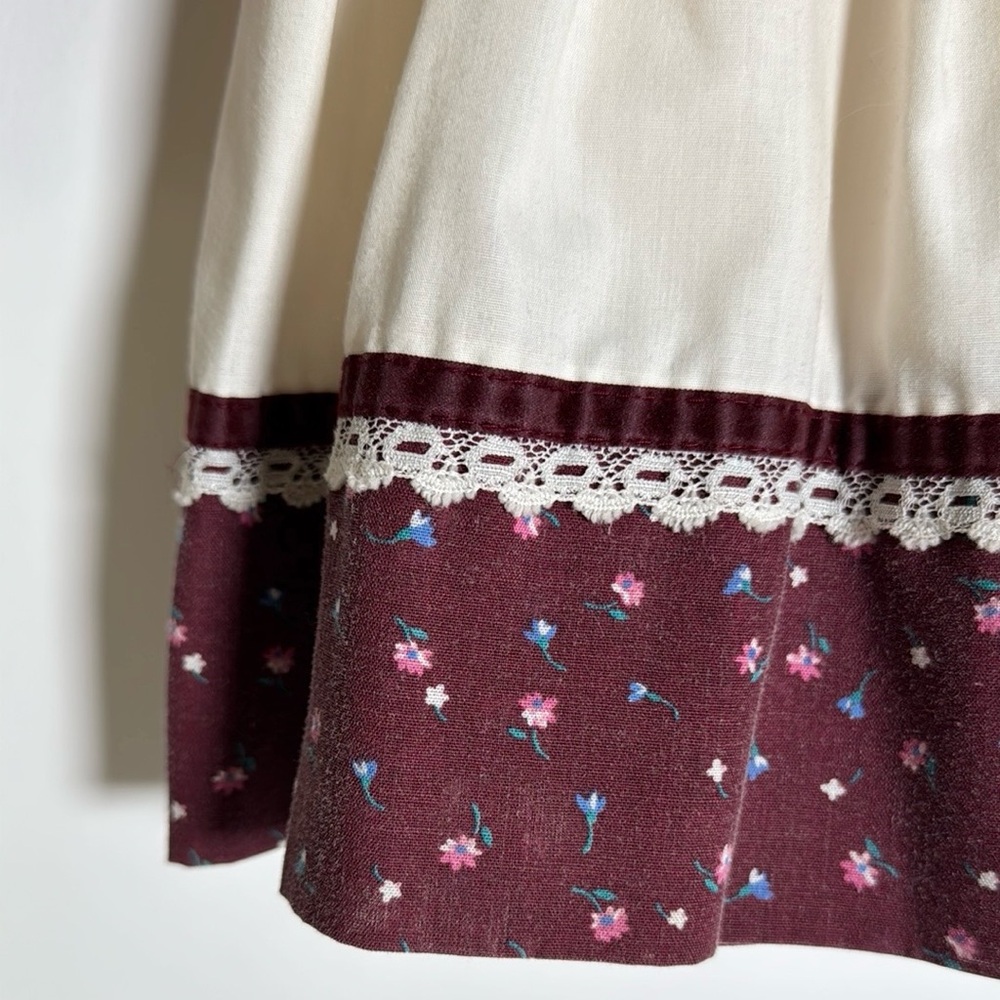 Vintage Polly Flinders Hand Smocked Dress Size 24m/2T/3T - Picture 4 of 14